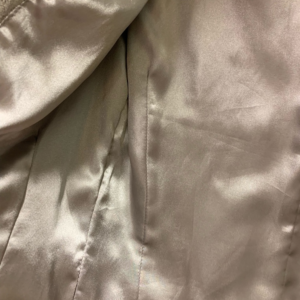 Chico’s all leather silver metallic jacket - Picture 8 of 8